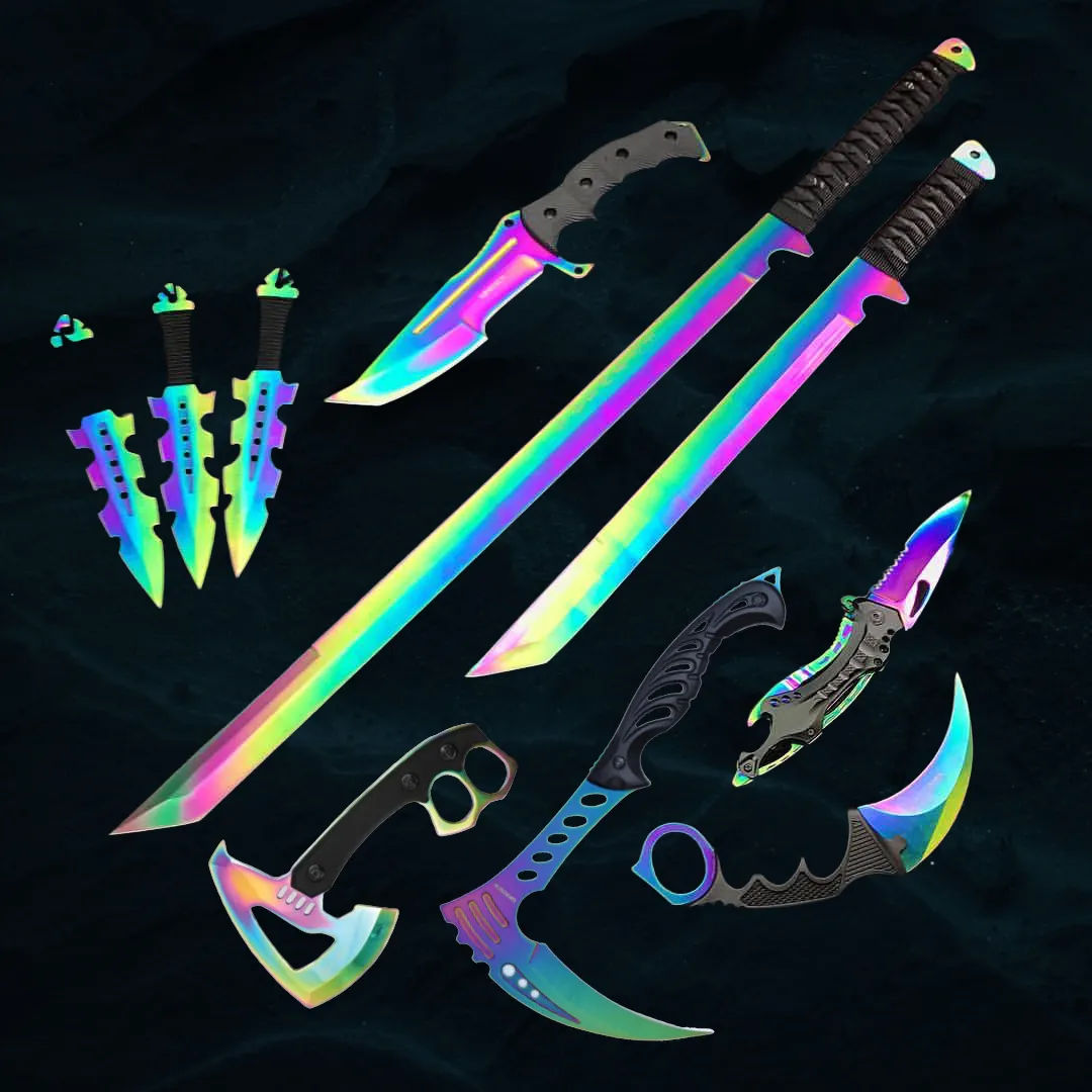 10 Piece Spectrum Knife Mega Set