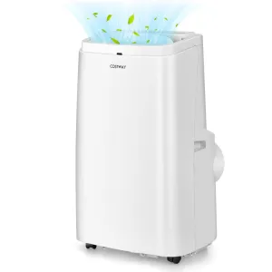 12000BTU 3-in-1 Portable Air Conditioner with Remote-White