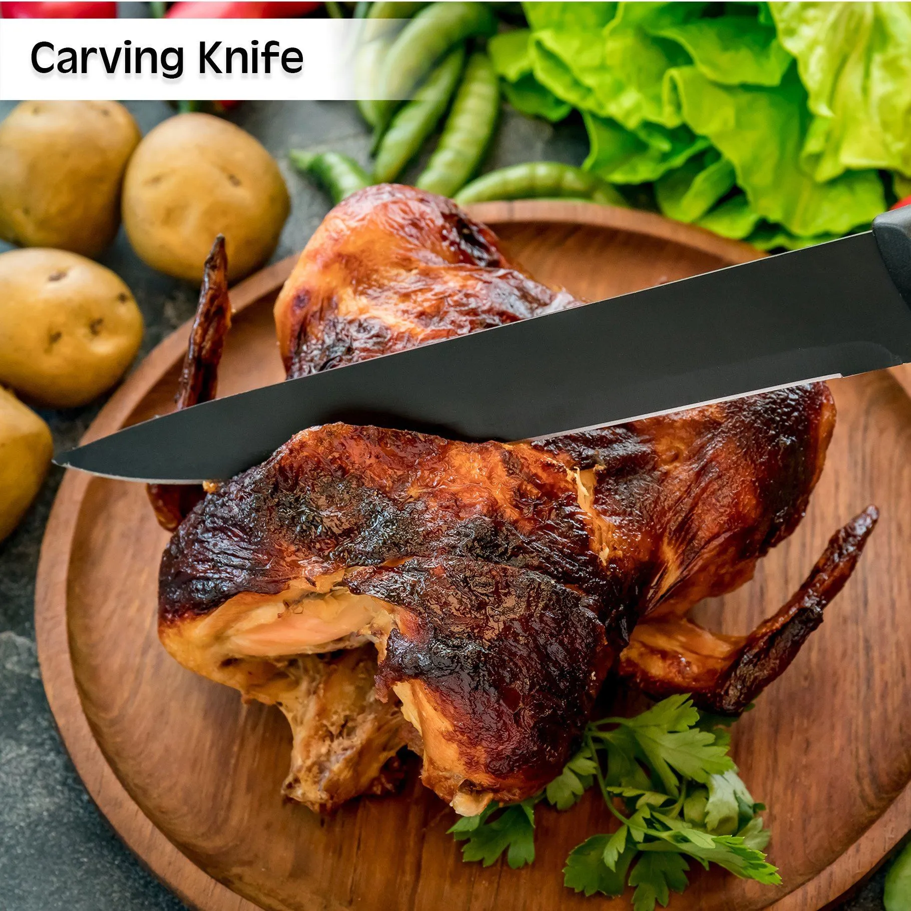 15-Piece: Kitchen Knife Set