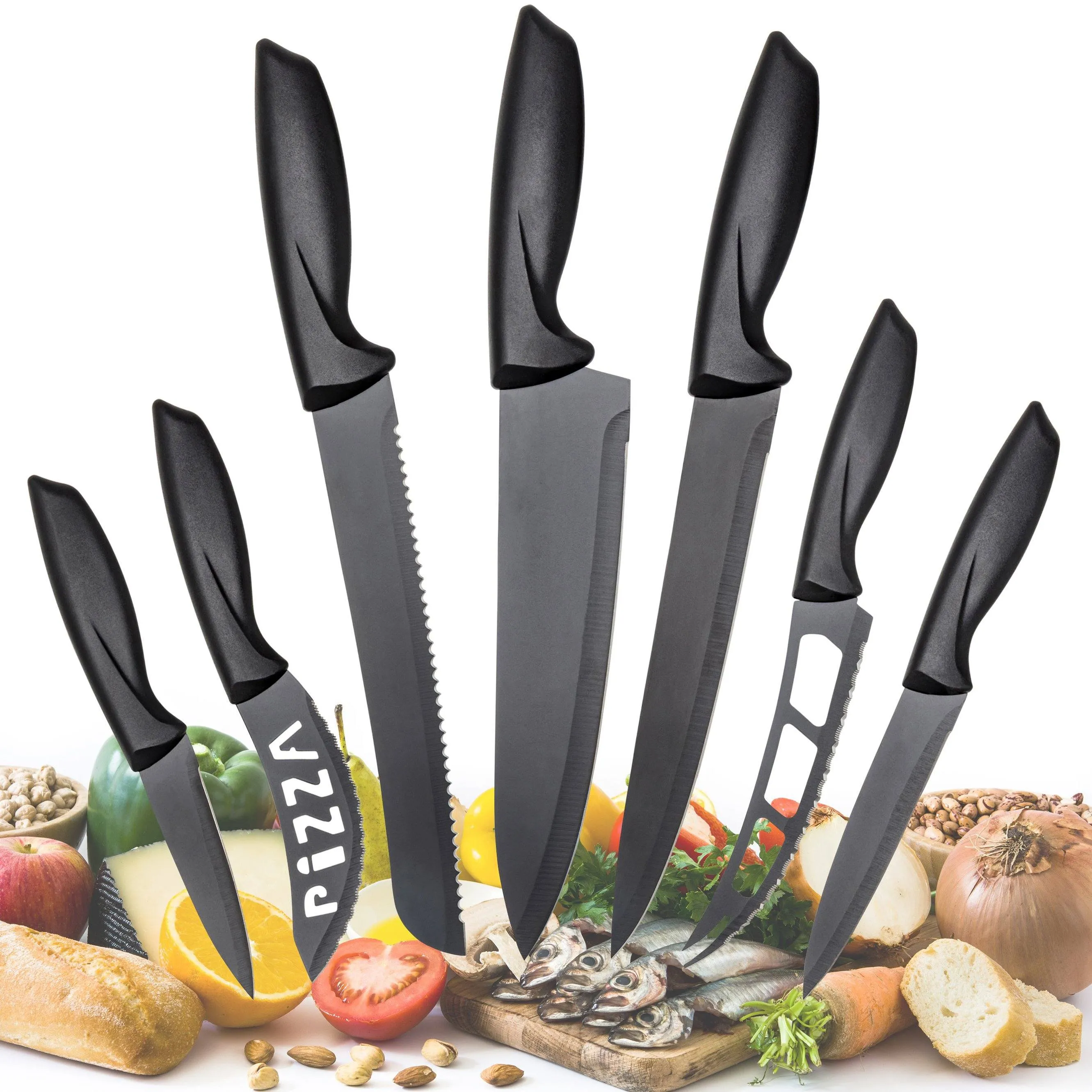 15-Piece: Kitchen Knife Set