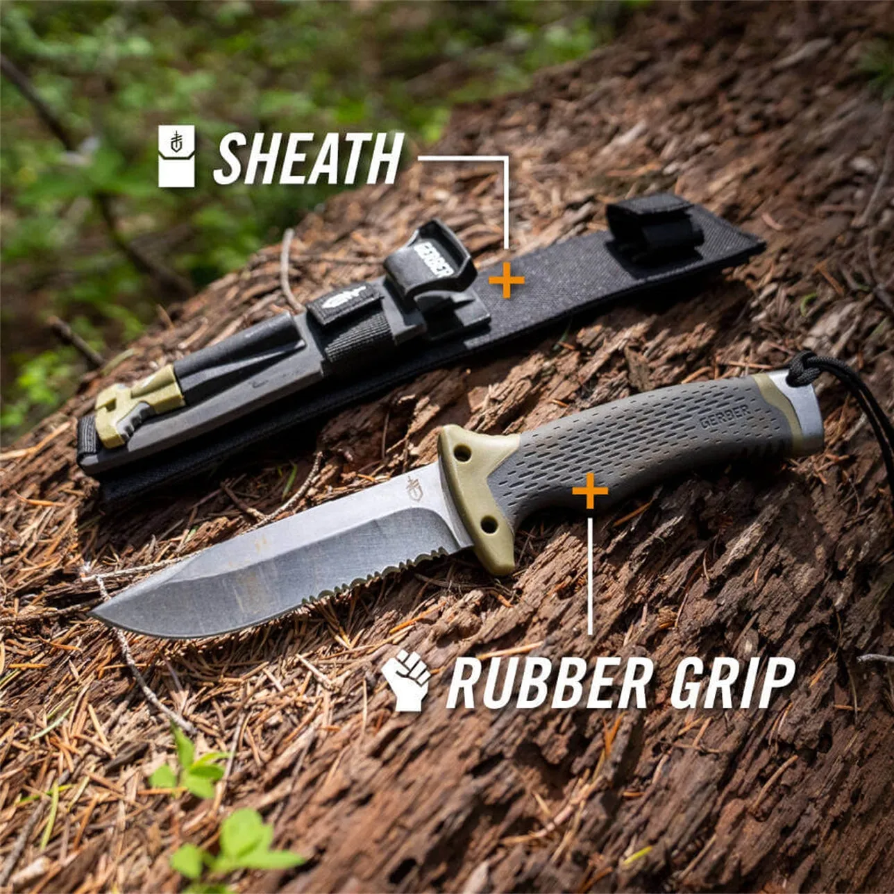 34520      ~ GERBER ULTIMATE FIXED BLADE .