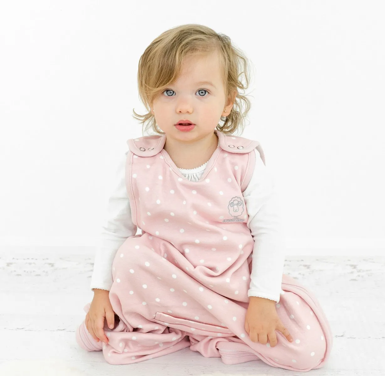 4 Season Ultimate Toddler Sleep Bag, Merino Wool & Organic Cotton, 2 - 4 Years, Rose