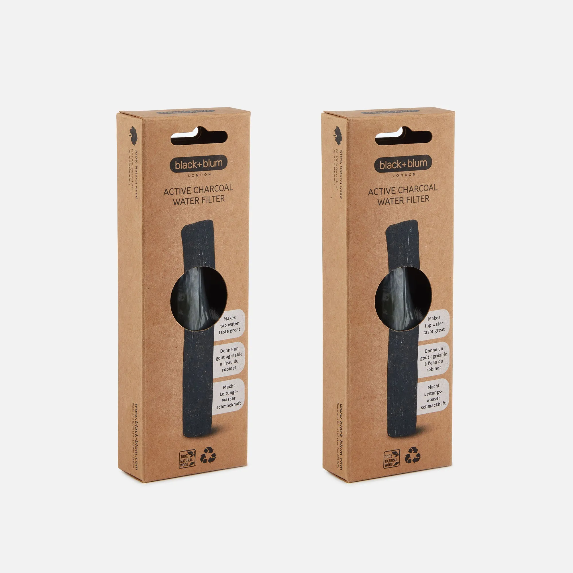 ACTIVE CHARCOAL WATER FILTER x2