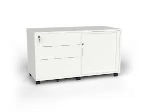 Agile Tambour Drawer White - Right Hand