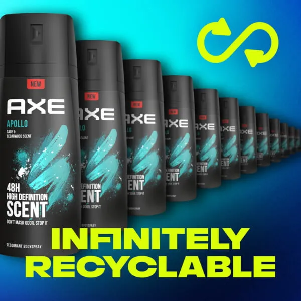 Axe Apollo Long Lasting Men's Antiperspirant Deodorant Spray, Sage and Cedarwood, 4 oz