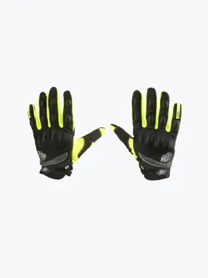 Premium AXE ST09 Black and Yellow Racing Gloves - Ultimate Performance Gear