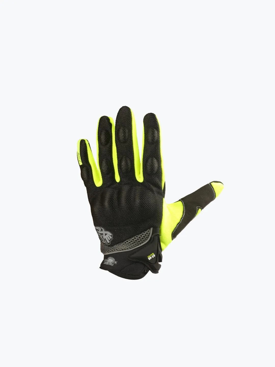 Premium AXE ST09 Black and Yellow Racing Gloves - Ultimate Performance Gear