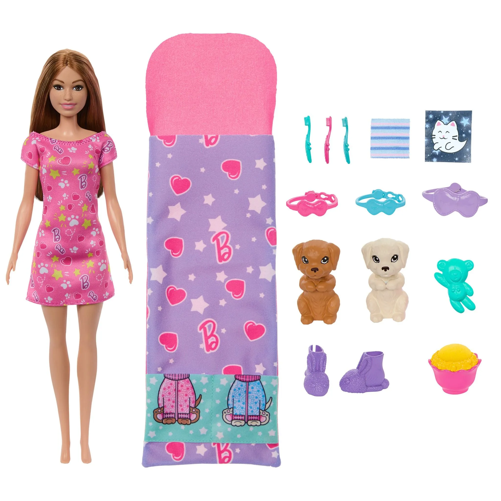 Barbie Puppy Slumber Party Playset