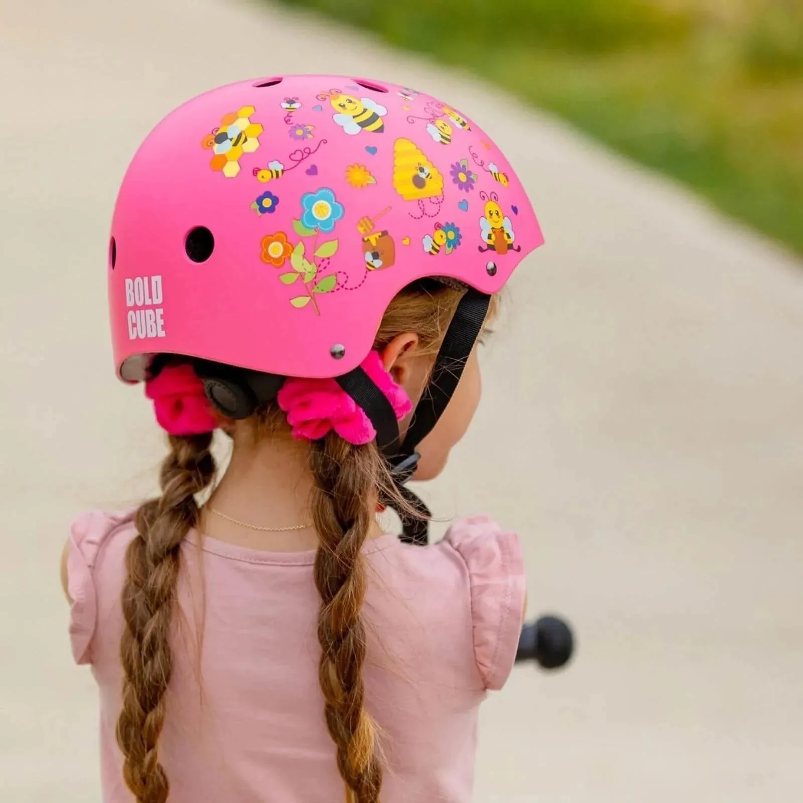 BOLD CUBE - Helmet (S) - Pink