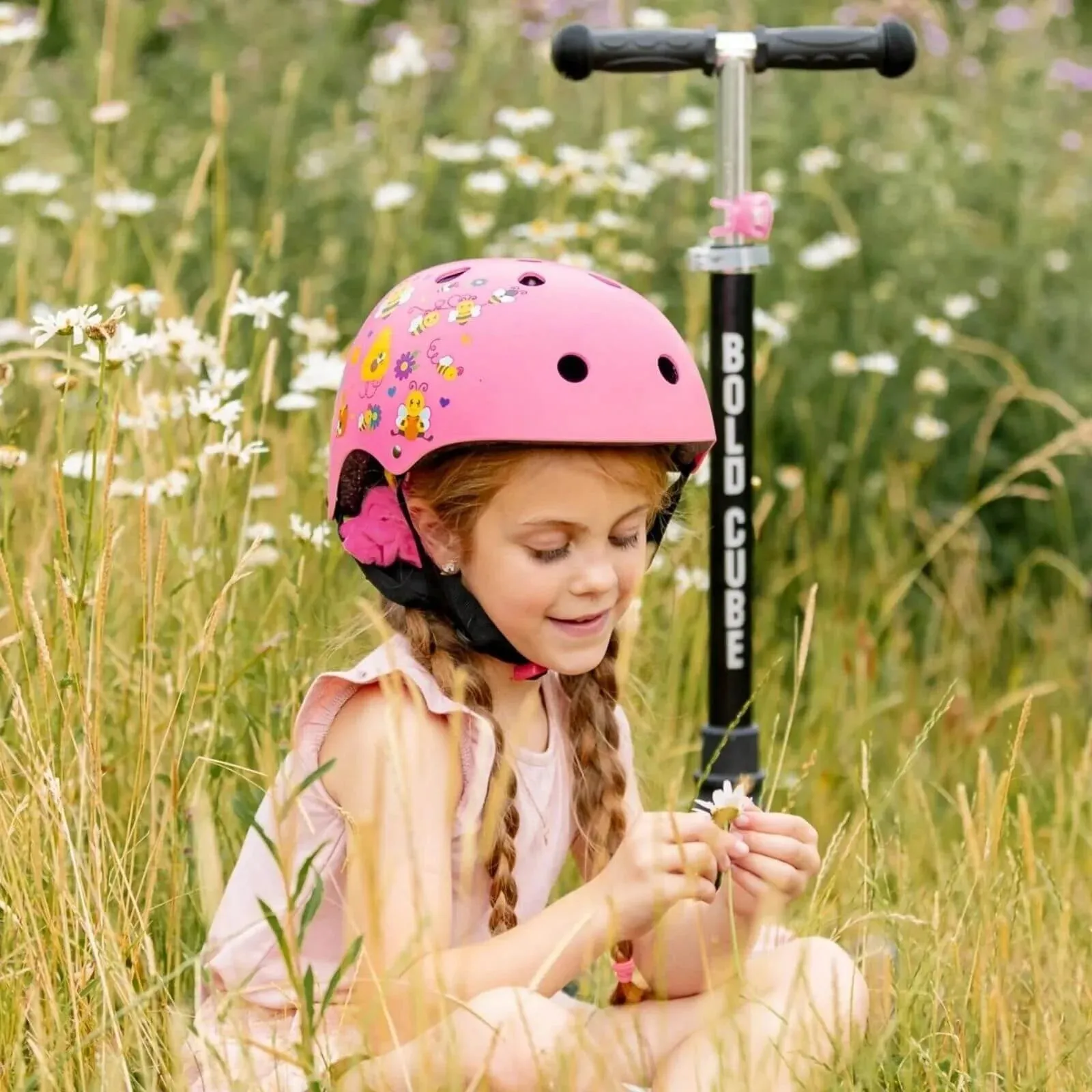 BOLD CUBE - Helmet (S) - Pink