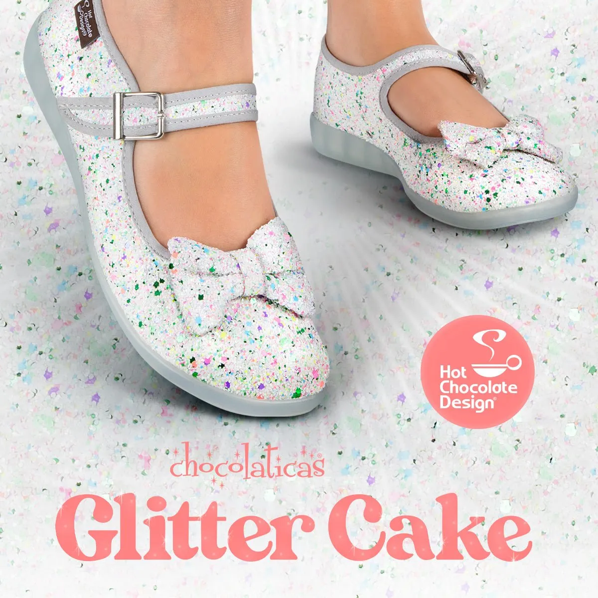 Chocolaticas® GLITTER CAKE Mary Jane Flat