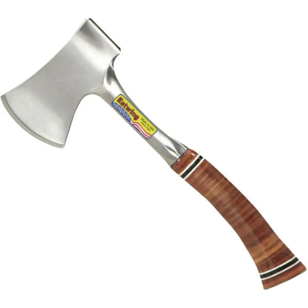 E24A - Estwing  Sportsman’s Axe Leather Handle with Sheath 14"