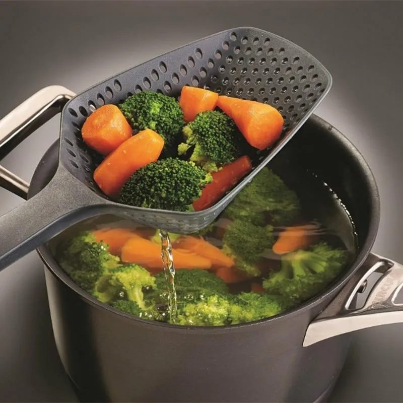 Eco-Friendly Vegetable Pasta Scoop Strainer Colander Water Drainer