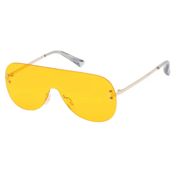 FENCER Rimless Shield Sunglasses