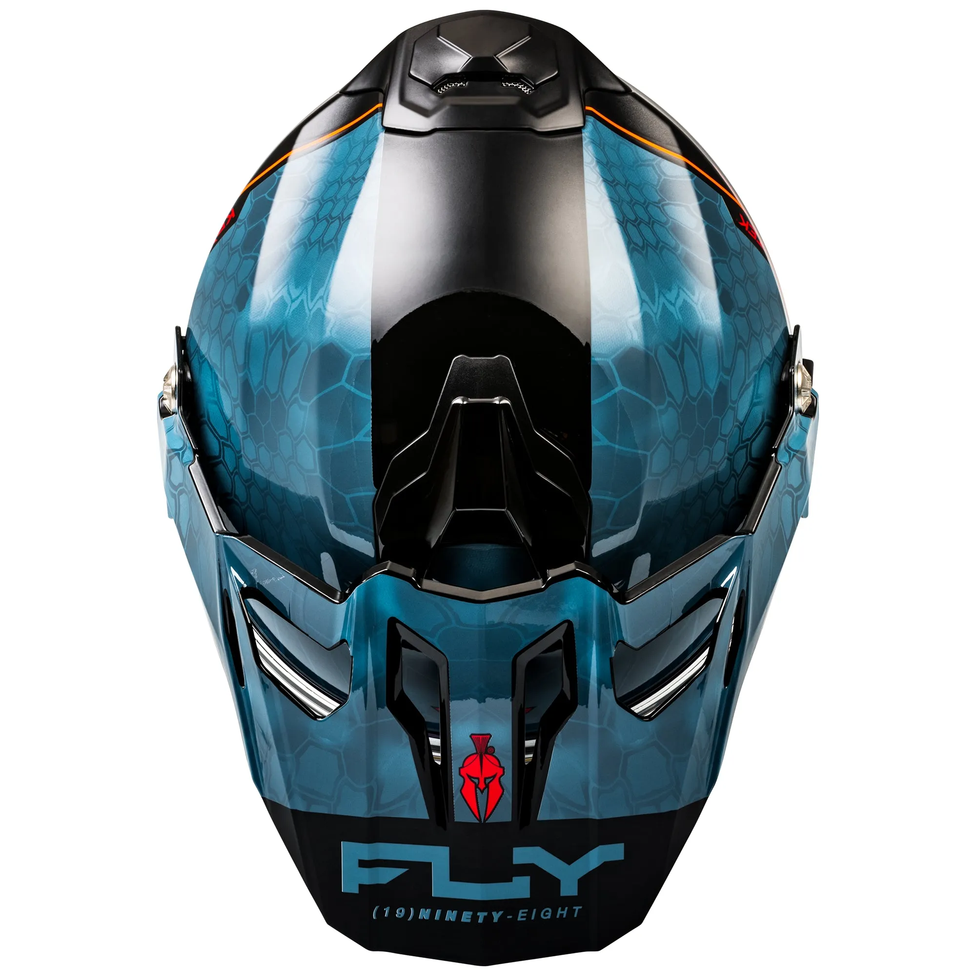 Fly Racing 2025 Trekker Kryptek Conceal Helmet Slate Black Red