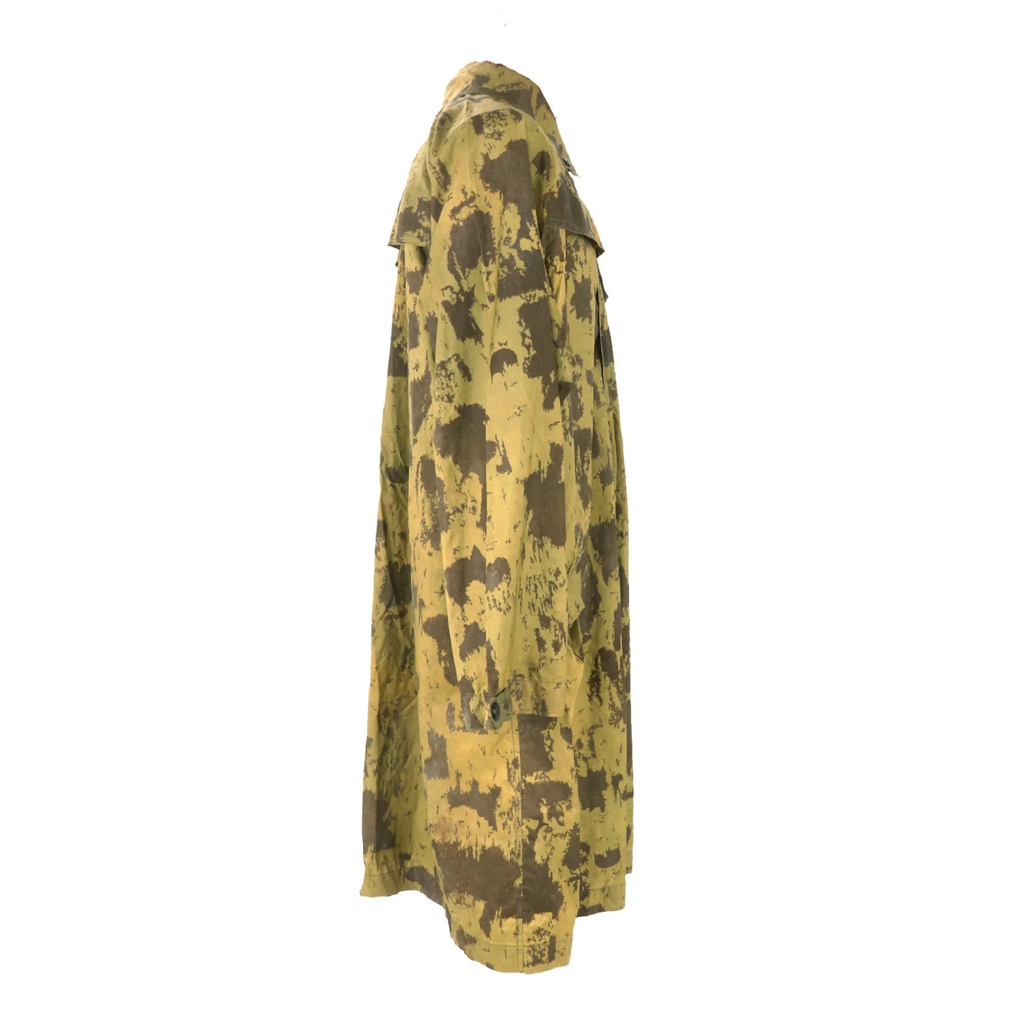 Original Australian Vietnam War Era 1966 Dated Lightweight Tropical Smock “Self-Stowing” Rain Poncho- Favored By American Forces