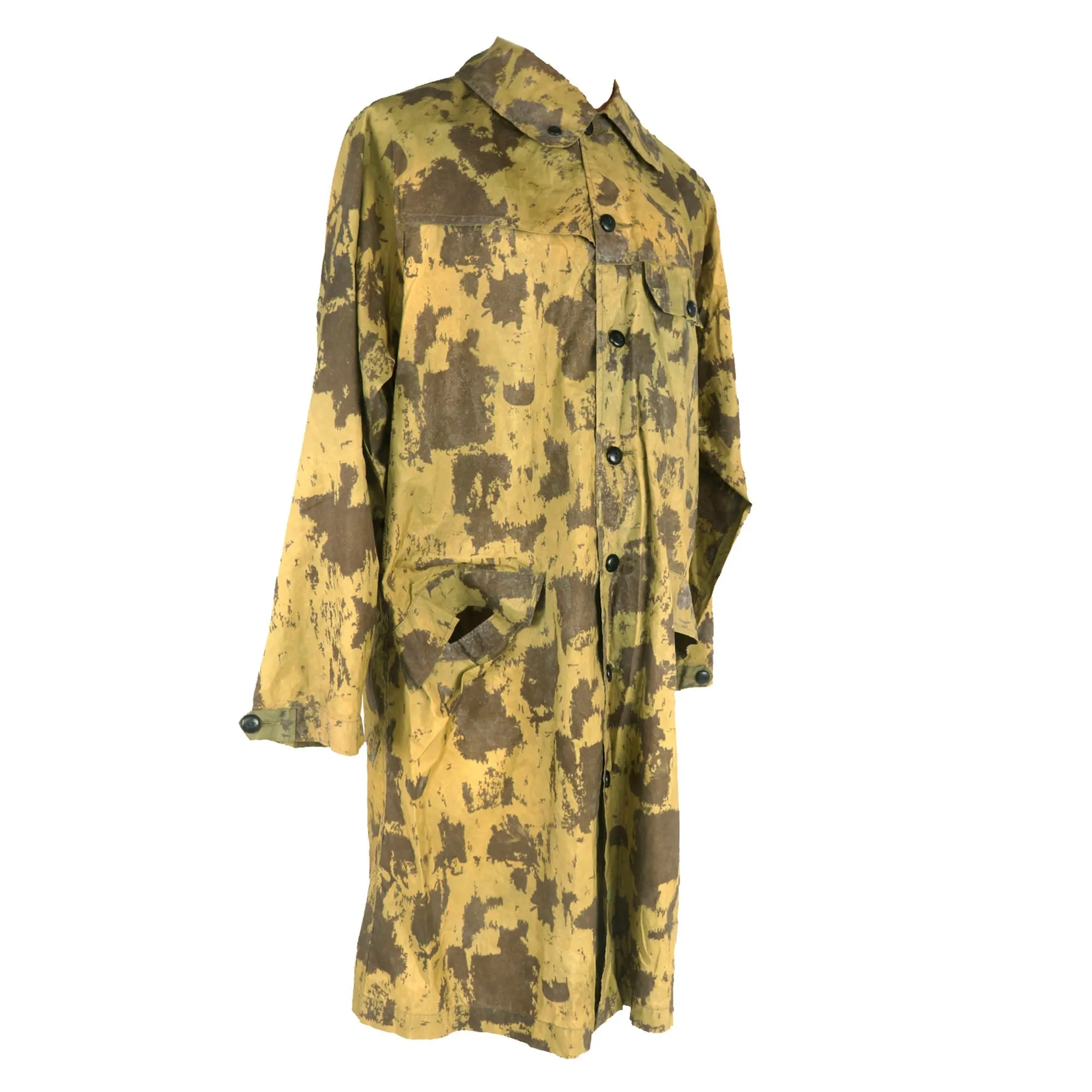 Original Australian Vietnam War Era 1966 Dated Lightweight Tropical Smock “Self-Stowing” Rain Poncho- Favored By American Forces