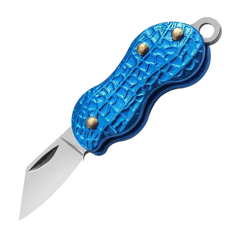 Peanut Knife with Hidden Blade Safety Keychain