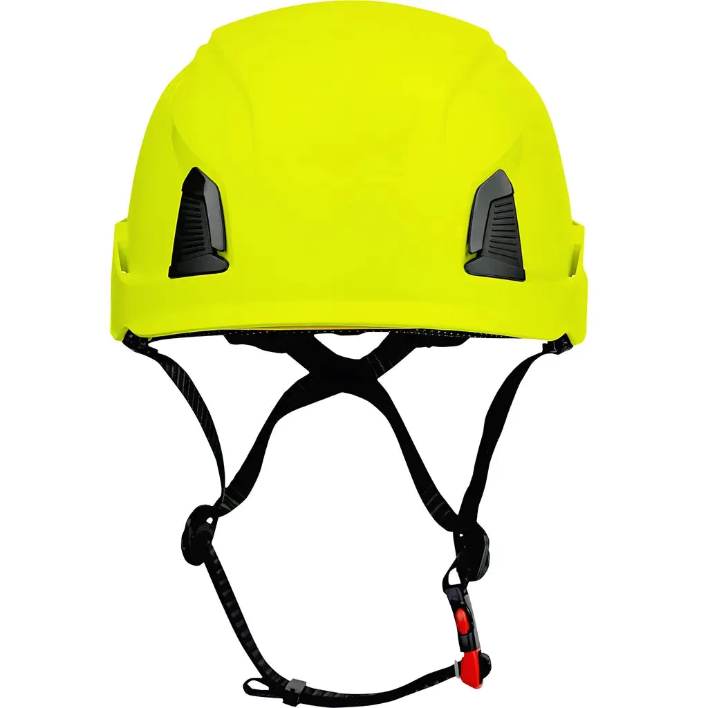 PIP 280-HP1491RM-44 Industrial Climbing Helmet with Mips Technology, ABS Shell, EPS Foam Impact Liner, HDPE Suspension, Wheel Ratchet Adjustment and 4-Point Chin Strap