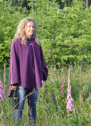 Rain Poncho - Aubergine (TALL)