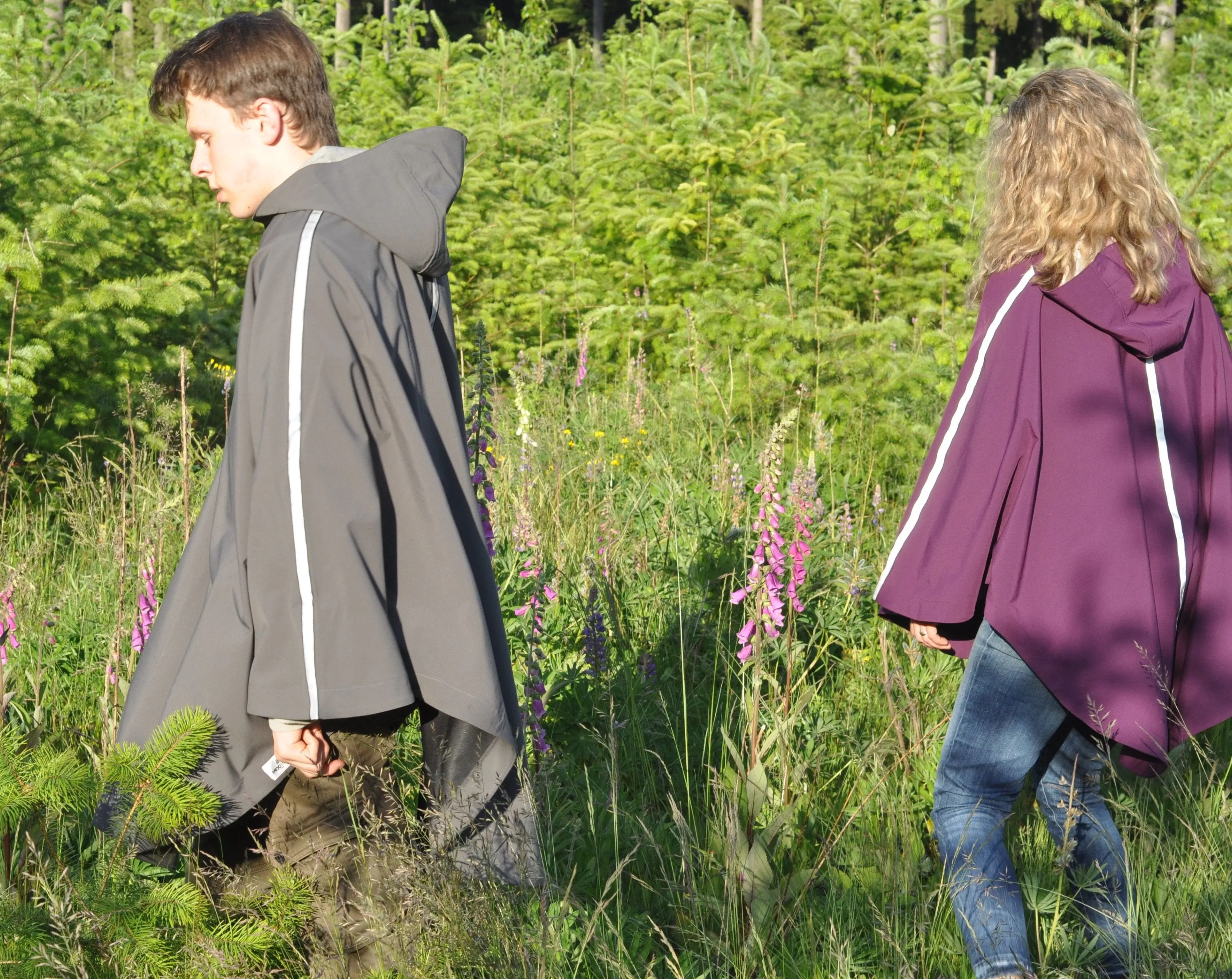 Rain Poncho - Aubergine (TALL)