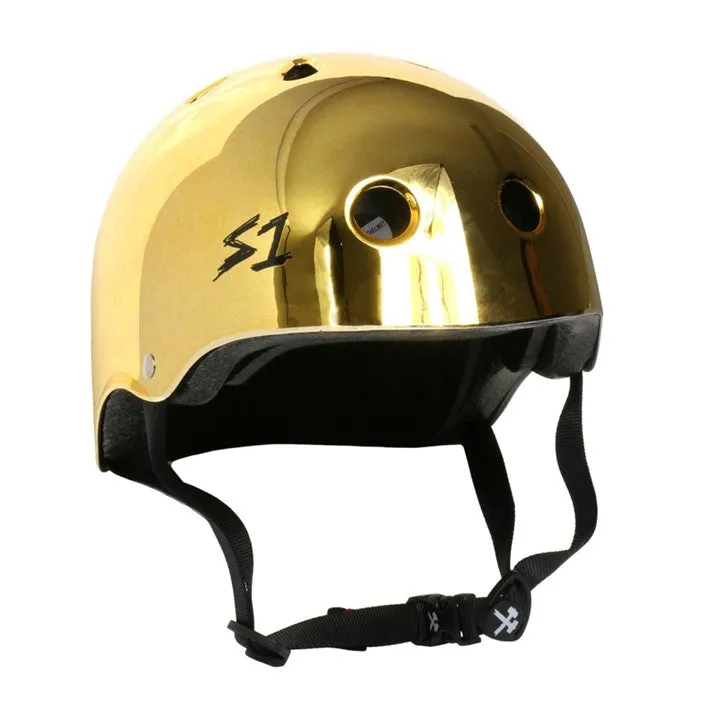 S1 Lifer Helmet Gold Mirror - Certified