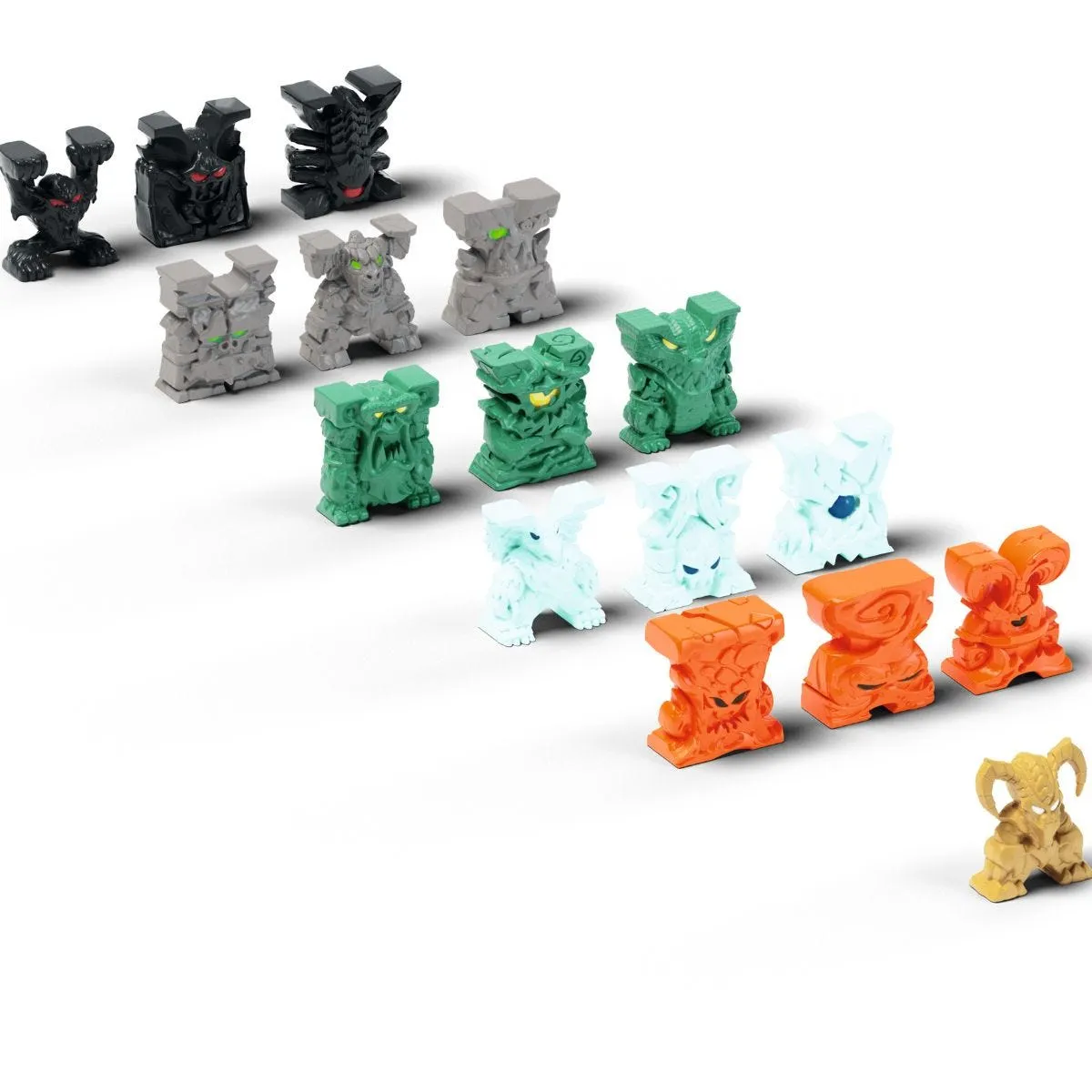 Shadow Lava Robot   4 Mini Creature Blind Bags