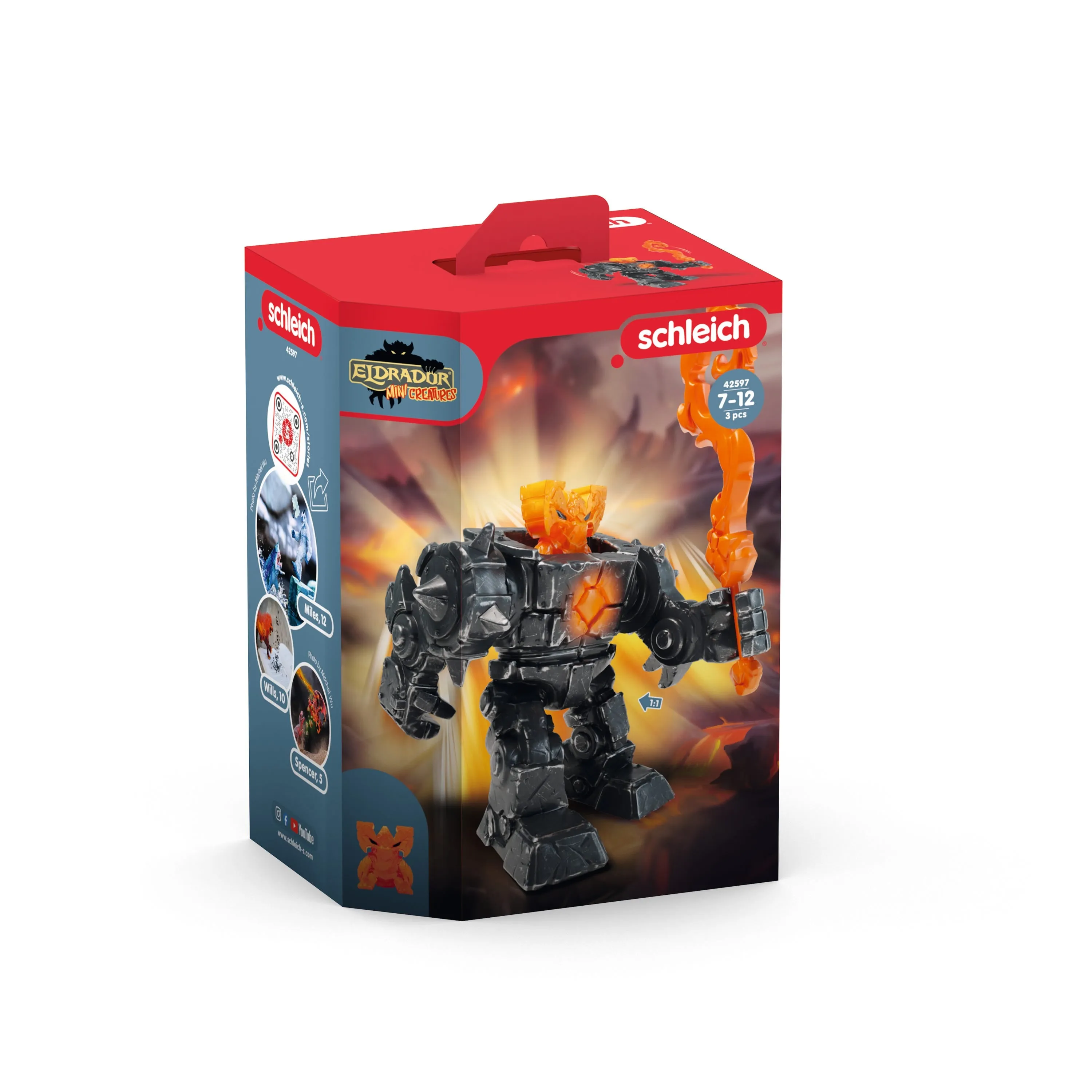 Shadow Lava Robot   4 Mini Creature Blind Bags