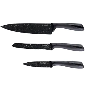 Stone Quartz Nonstick 3-Piece Knife Set