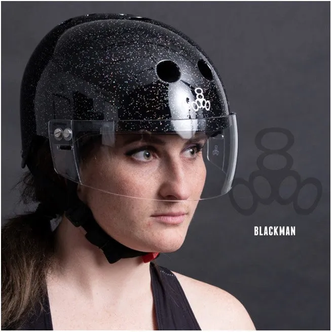 Triple 8 The Visor Black Glitter Helmet